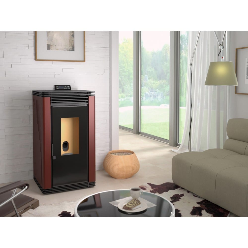 Estufa de Pellets Aire Frontal 12,5 kw Modelo BP-200 K