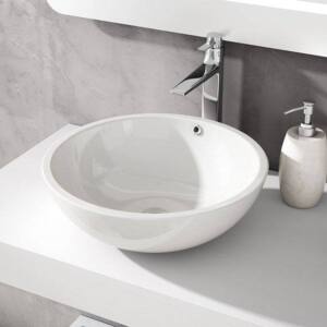 Lavabo Viso Bath Garbo sobre encimera de cerámica