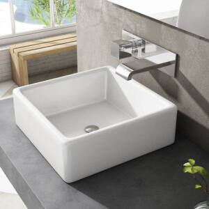Lavabo sobre encimera de Viso Bath cerámica Square