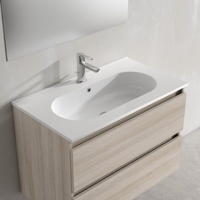 Lavabo Viso Bath encastrado de cerámica Ada