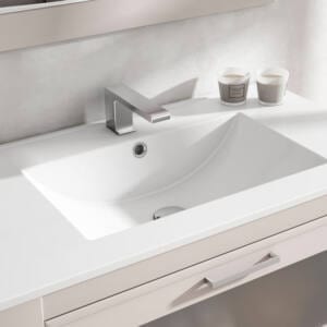 Lavabo Viso Bath encastrado de cerámica Flat