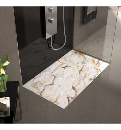 Plato de ducha resina STONE 3D MARMOL