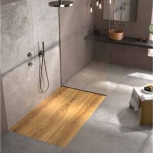 Plato de ducha resina STONE 3D MADERAS