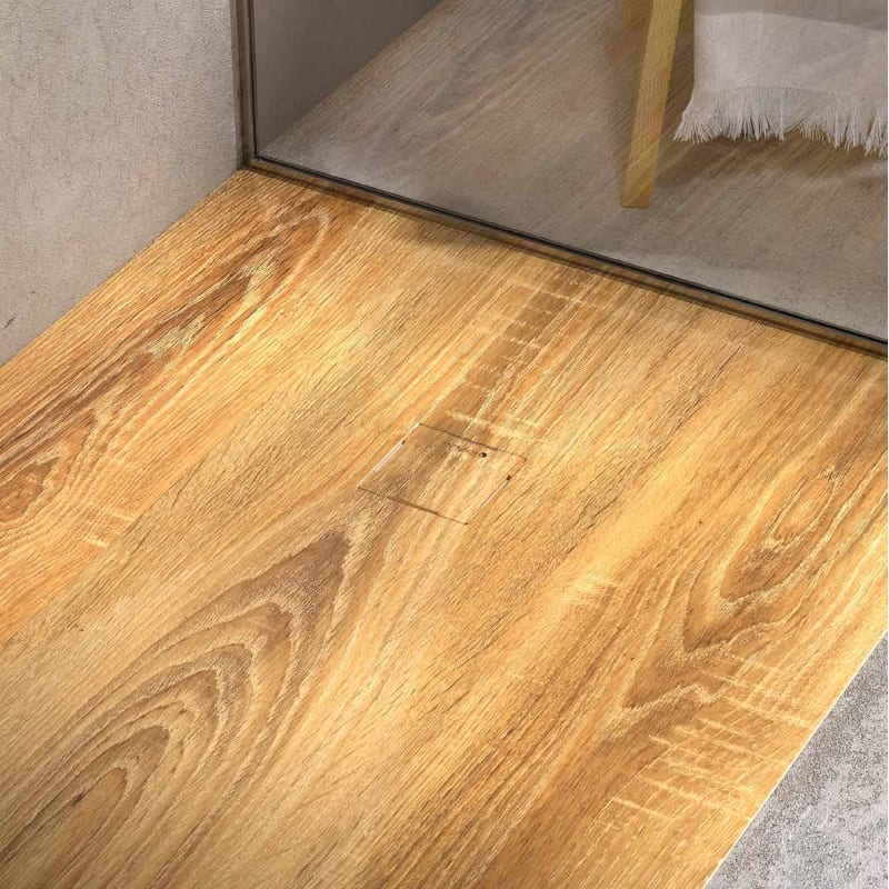 Plato de ducha resina STONE 3D MADERAS - Imagen 3