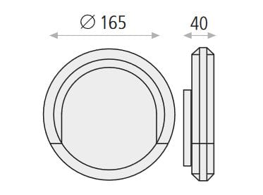 Aplique de pared LED Yomu para exteriores. - Imagen 3