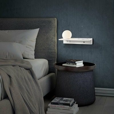 Lámpara aplique cargador ACB SYLVANA LED blanco
