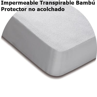 Cubrecolchón Impermeable y Transpirable Bambú de Mash