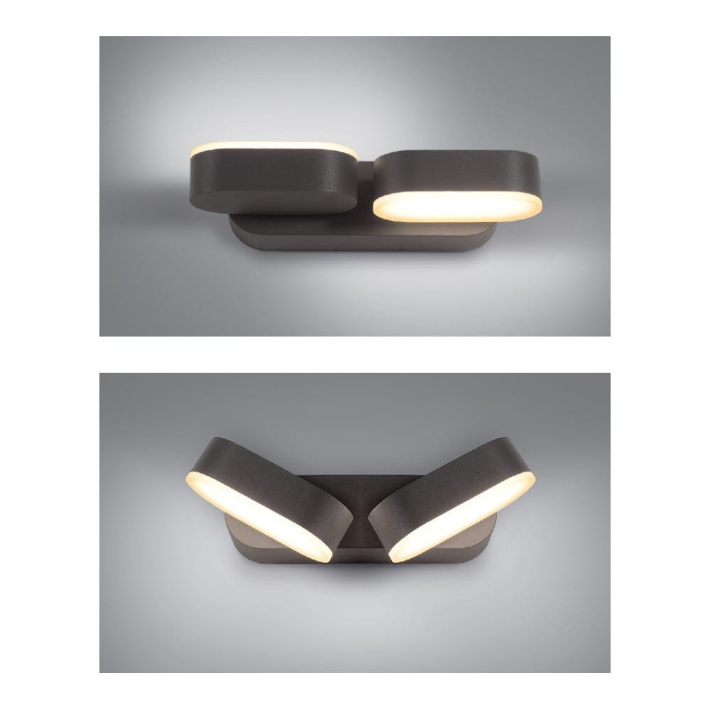 Aplique LED Kansas para exteriores