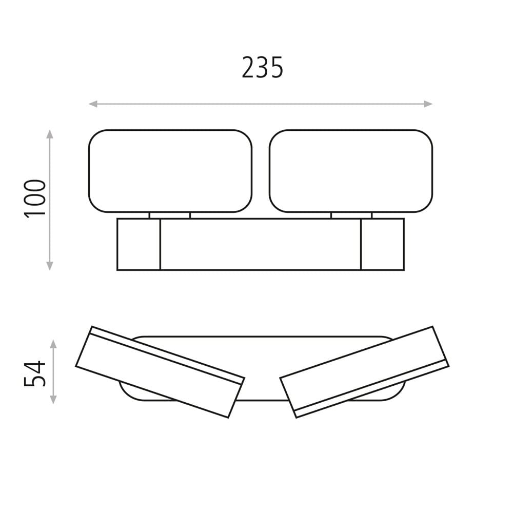 Aplique LED Kansas para exteriores - Imagen 6