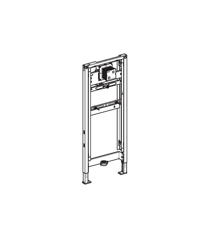 Geberit Duofix bastidor urinario altura 112/130 cm, universal, para cabezal pulverizador - Imagen 2
