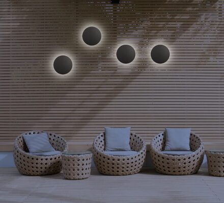 Iluminación Exterior Blas Negro LED