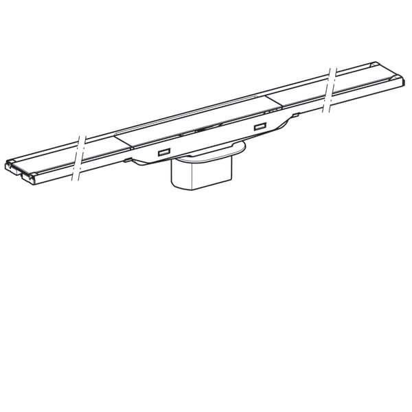 Canal de ducha Geberit CleanLine60 L30-90cm Metal oscuro/metal cepillado - Imagen 4