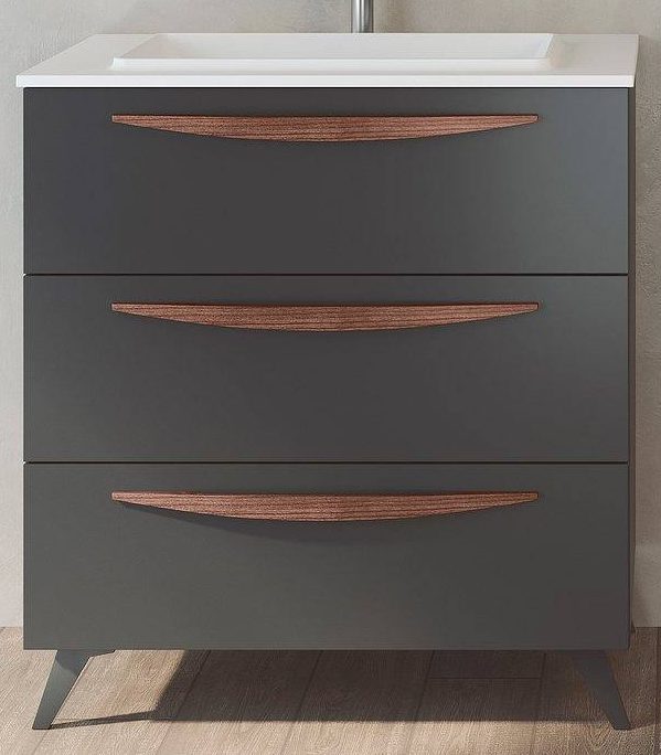 Conjunto mueble de baño ARCO con patas 3 cajones 60-80-100 CM VisoBath - Imagen 2