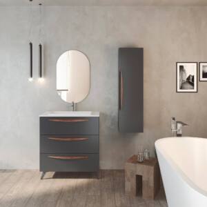 Conjunto mueble de baño ARCO con patas 3 cajones 60-80-100 CM VisoBath