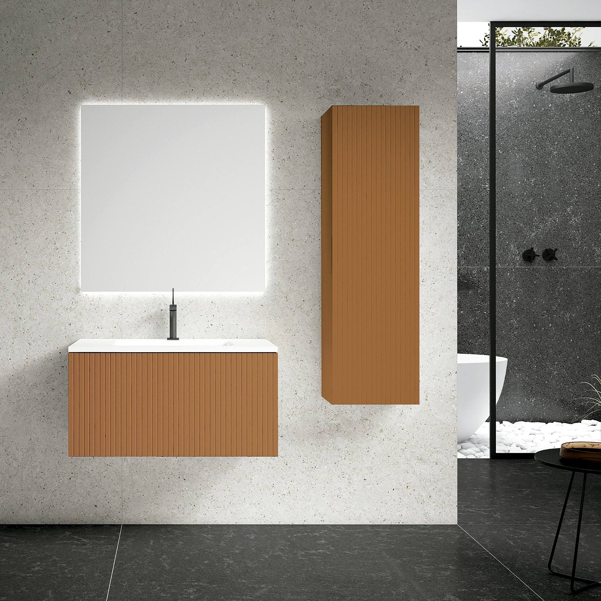 Conjunto mueble de baño Viso Bath Bari suspendido 1 cajón - Imagen 3