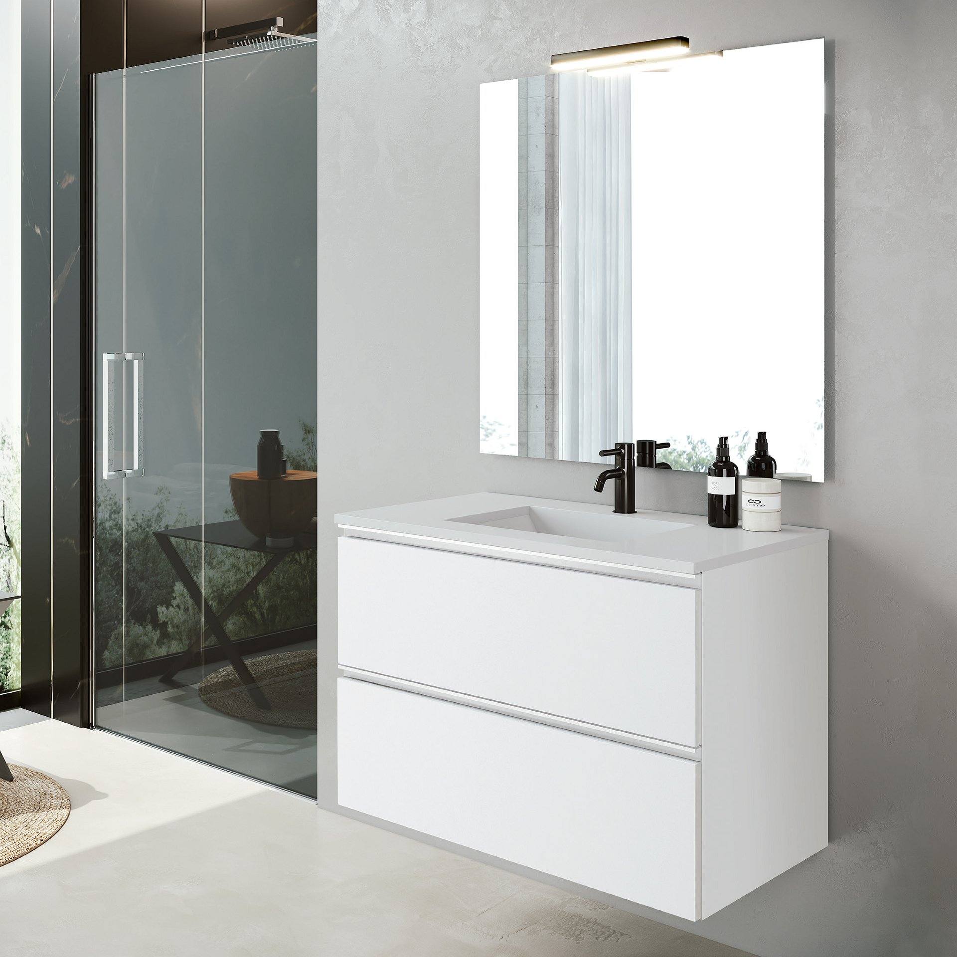 Conjunto mueble de baño Granada suspendido 2 C - Visobath