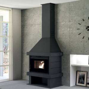 Chimena de Pellet con Aire Canalizable 11,5 kw Modelo CP-170 K