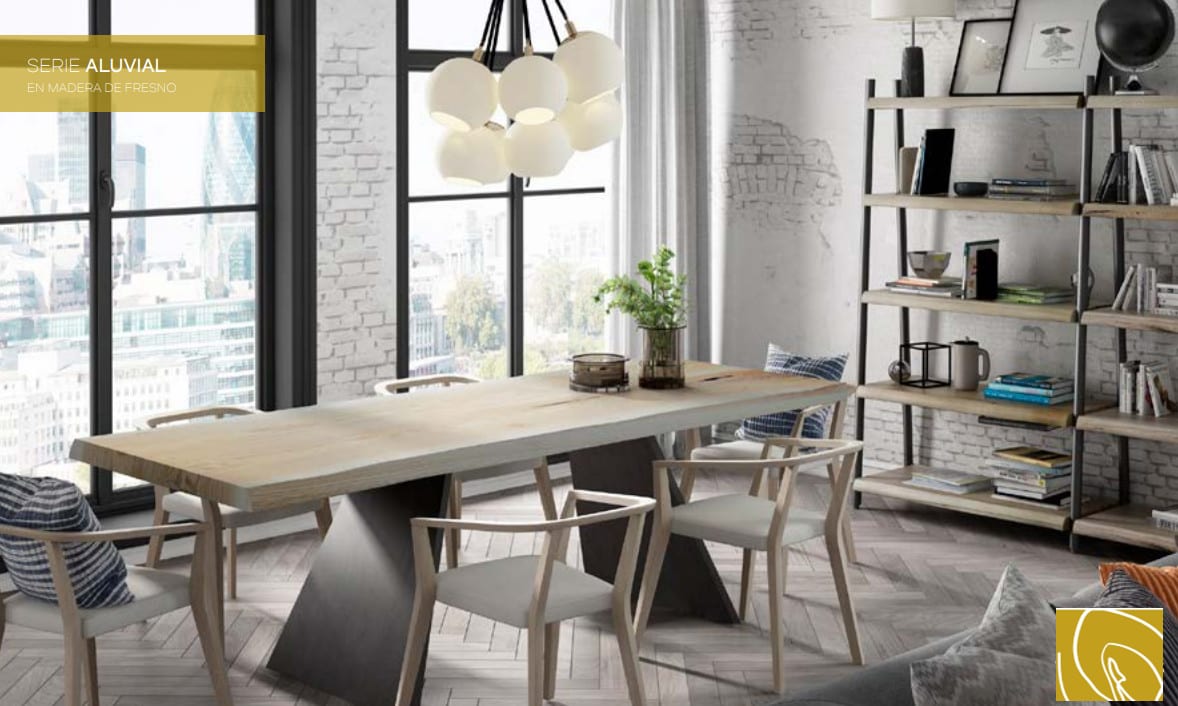 Mesa ALUVIAL madera de FRESNO - Imagen 2
