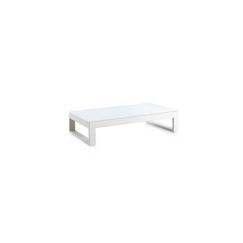 Set para exterior de aluminio con 4 sillones, sofá y mesa de centro modelo bianco - Imagen 4