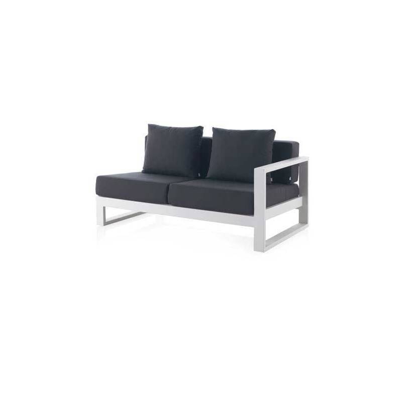 Set Sofá rinconera para terraza con mesa de centro modelo bianco - Imagen 2