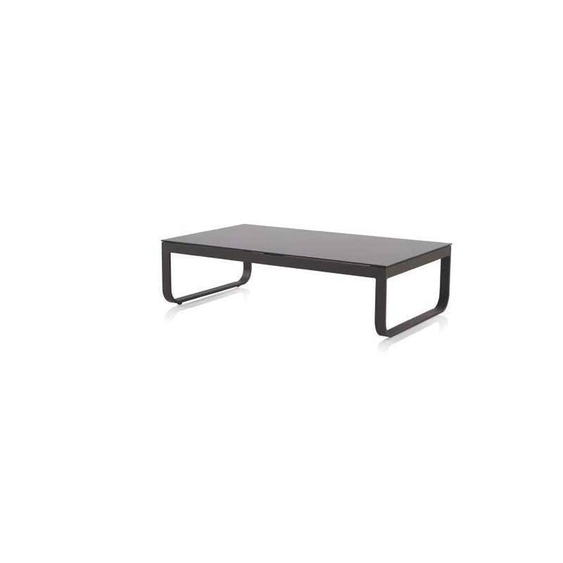 Set Conjunto de 2 sillones, sofá y mesa de centro en aluminio y fibra sintética con cojines modelo star - Imagen 4