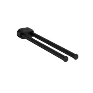 Toallero giratorio doble Negro 40 cm Architect S+ Cosmic