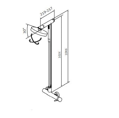 Columna Cromo PREMIER Grb Termostática - Imagen 3