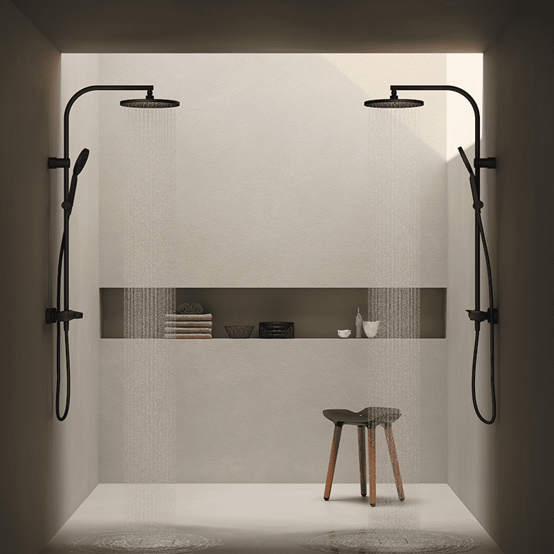 Monomando de ducha con columna fija GRB Dry