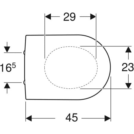 Asiento y tapa del inodoro Geberit iCon - Imagen 4