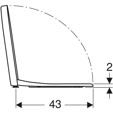 Asiento y tapa del inodoro Geberit iCon - Imagen 3
