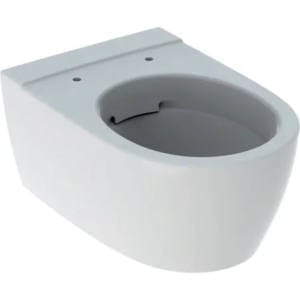 Inodoro suspendido de fondo profundo Geberit iCon, forma cerrada, Rimfree