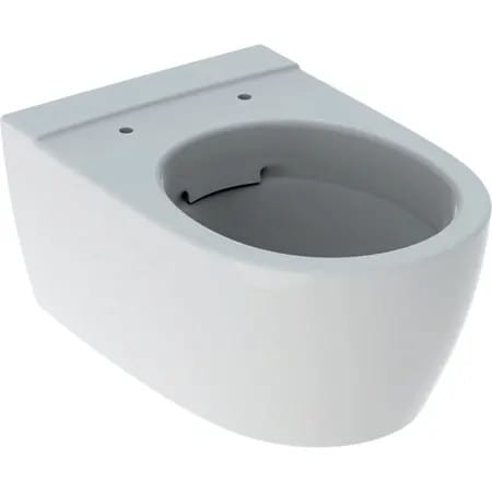 Inodoro suspendido de fondo profundo Geberit iCon, forma cerrada, Rimfree