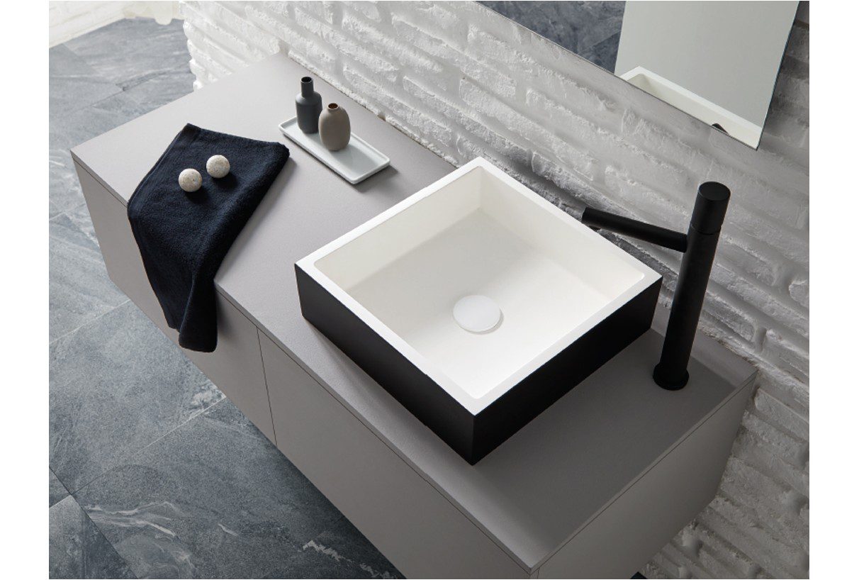 Lavabo sobre encimera Quadro