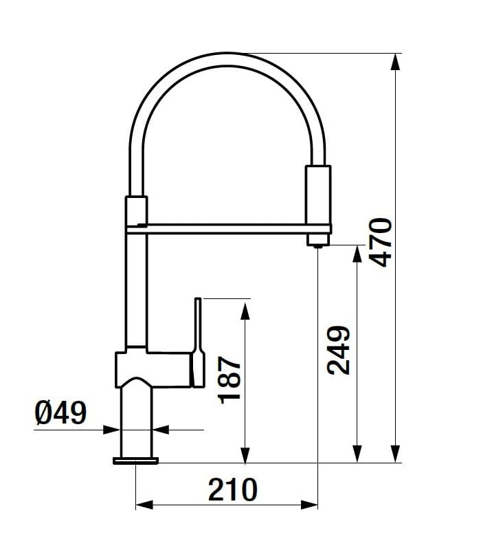 Grifo cocina para agua tratada GRB depura Time Male Klip - Imagen 2