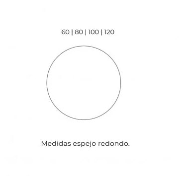 Espejo de baño LED Redondo - retroiluminado y antivaho - Imagen 3