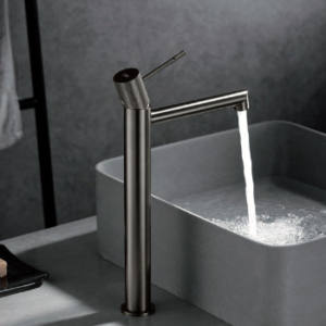 Grifo monomando lavabo níquel
