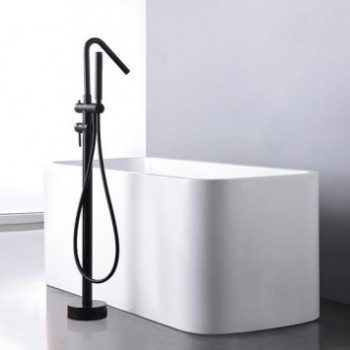 Grifería de bañera Córcega negro mate