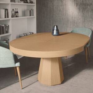 Mesa Laos Roble extensible 120