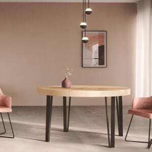 Mesa Pekin Roble extensible 120