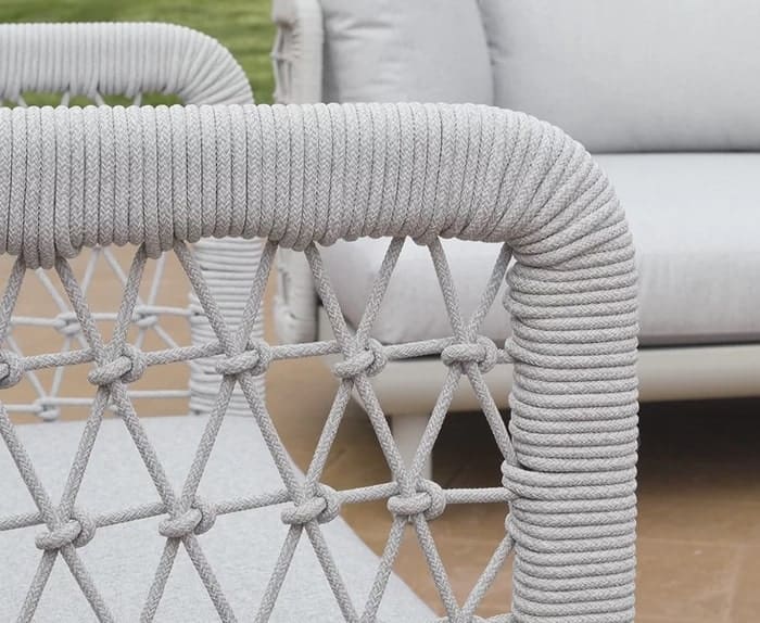 Sofá modular de cuerda trenzada MODELO VERONA -ARKIMUEBLE- - Imagen 3