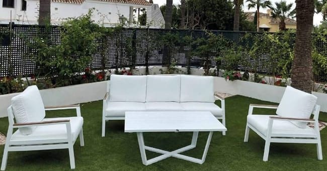 Set salón Jardín exterior Nilo