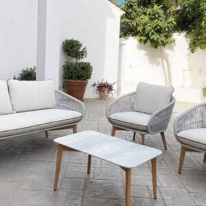 Set salón Jardín exterior Venice