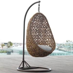 Sillón colgante de cuerda trenzada Dakar