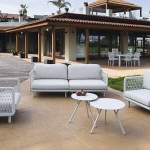 Sofá modular de cuerda trenzada MODELO VERONA -ARKIMUEBLE-