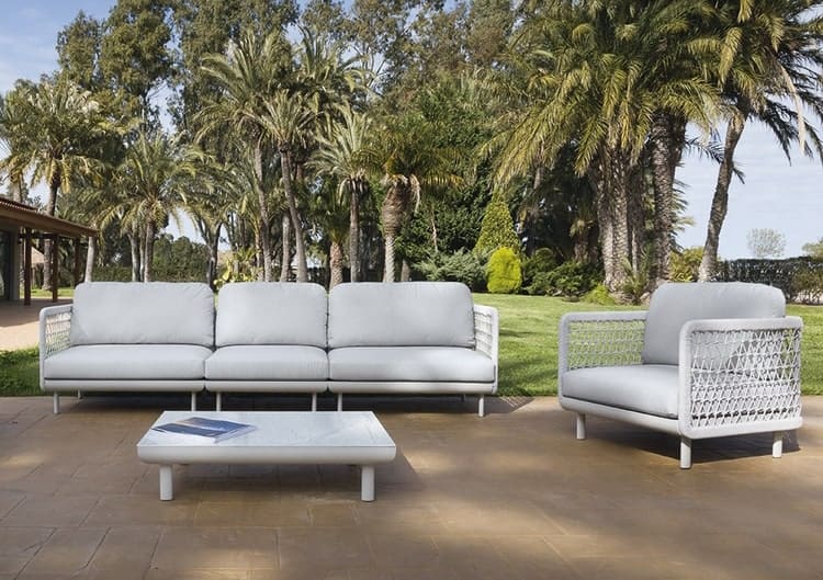 Sofá modular de cuerda trenzada MODELO VERONA -ARKIMUEBLE- - Imagen 2