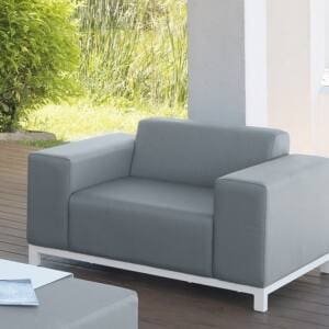Sillón en aluminio MODELO SORRENTO -ARKIMUEBLE-