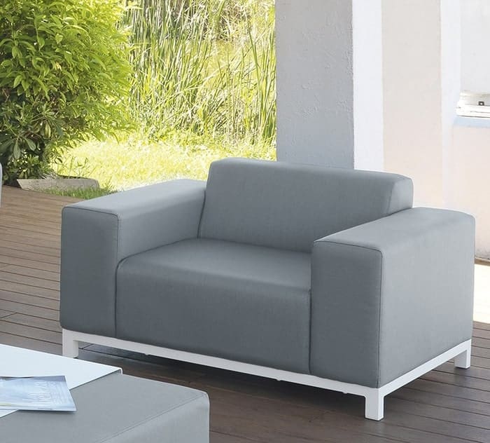 Sillón en aluminio MODELO SORRENTO -ARKIMUEBLE-