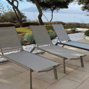 Tumbona reclinable con ruedas Menorca