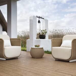 Sillón de cuerda trenzada MODELO PALMA -ARKIMUEBLE-