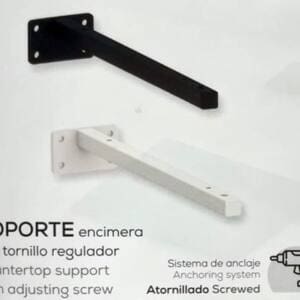 Soporte con tornillo regulador